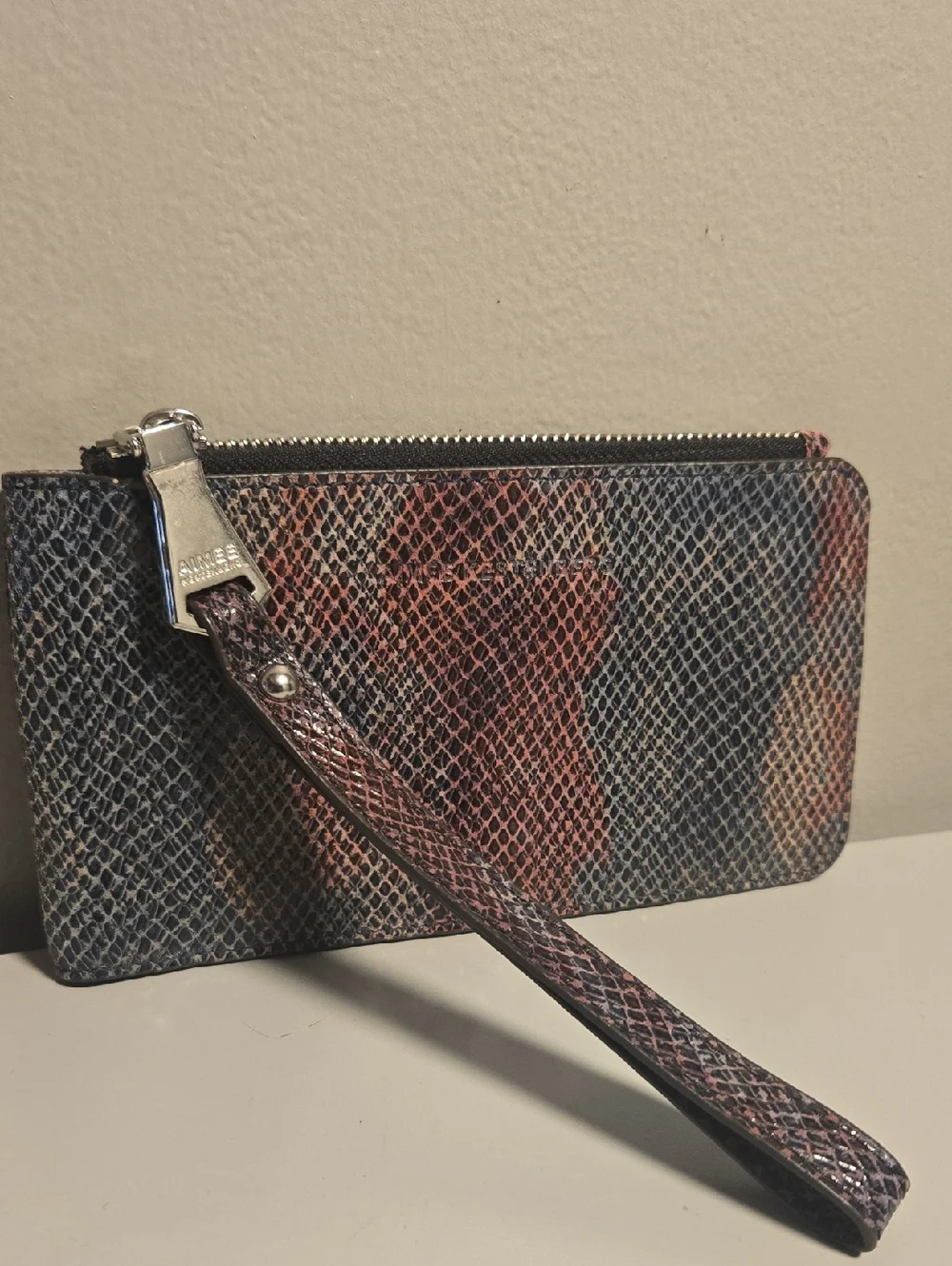 Aimee Kestenberg Multicolor Snakeskin-Print Wristlet - Picture 2 of 12